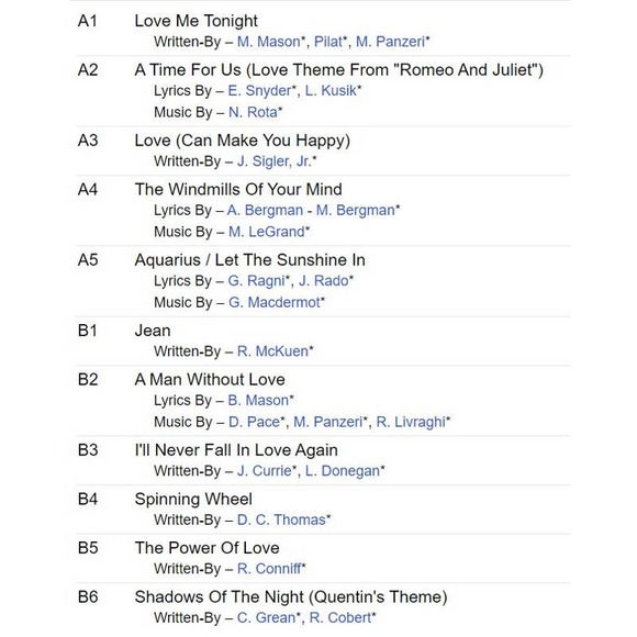 Ray Conniff (11/6/1916-10/12/2002) Jean, Columbia 1969, w/ Original Inner Sleeve - Picture 7 of 7